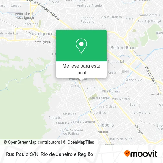 Rua Paulo S/N mapa