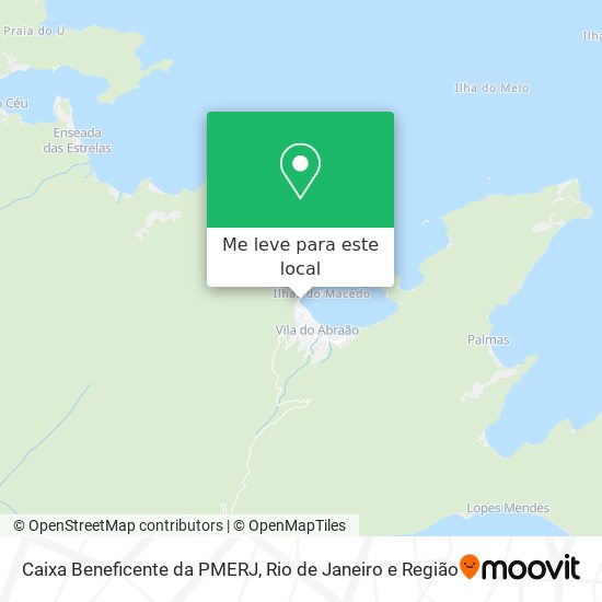 Caixa Beneficente da PMERJ mapa