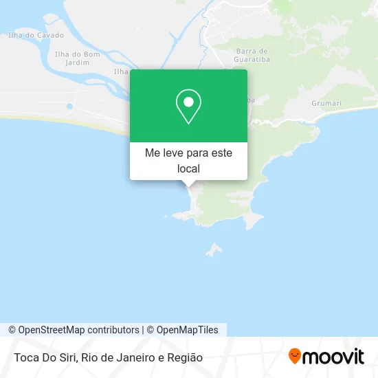 Toca Do Siri mapa