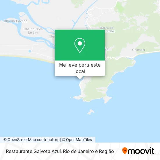 Restaurante Gaivota Azul mapa