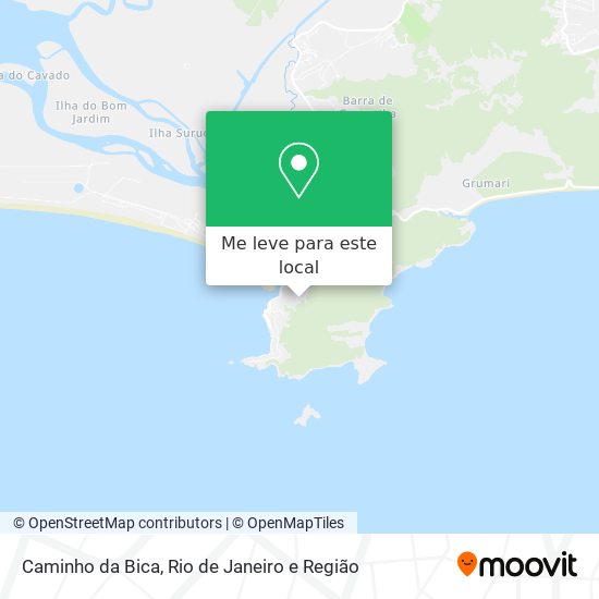 Caminho da Bica mapa