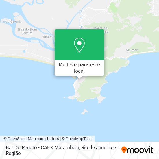 Bar Do Renato - CAEX Marambaia mapa