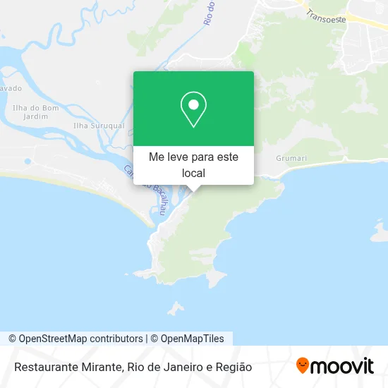 Restaurante Mirante mapa