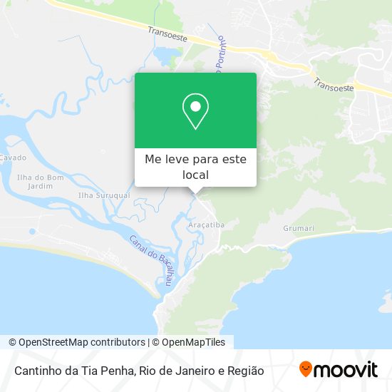 Cantinho da Tia Penha mapa