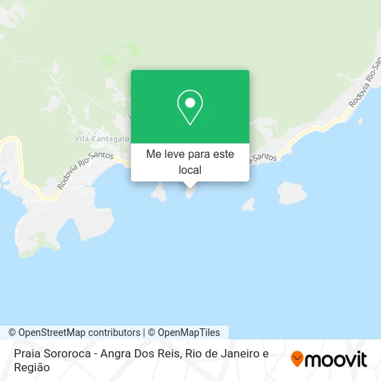 Praia Sororoca - Angra Dos Reis mapa