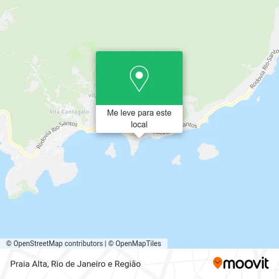 Praia Alta mapa