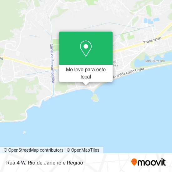 Rua 4 W mapa