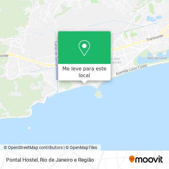 Pontal Hostel mapa