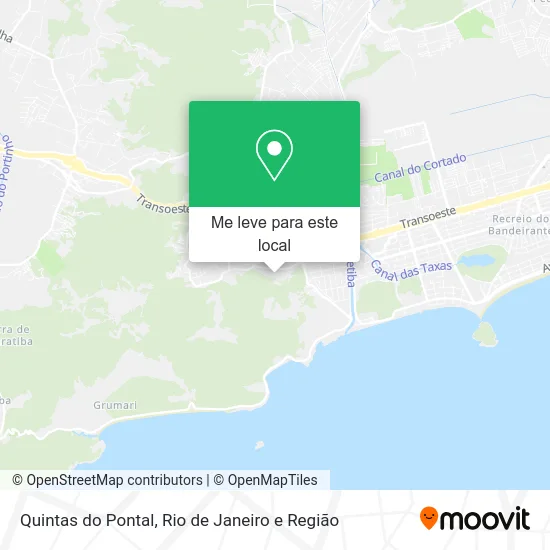 Quintas do Pontal mapa