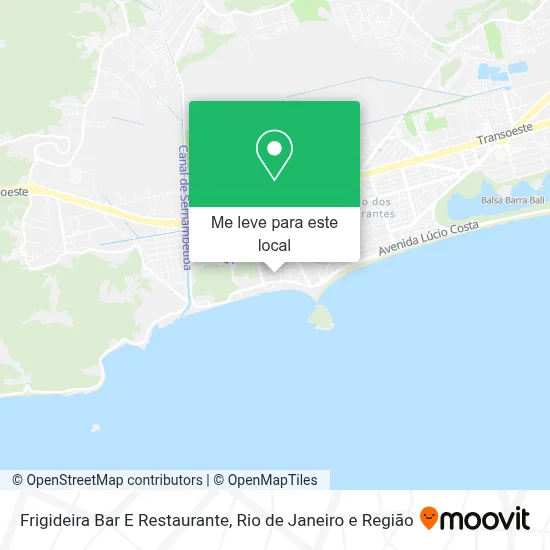 Frigideira Bar E Restaurante mapa