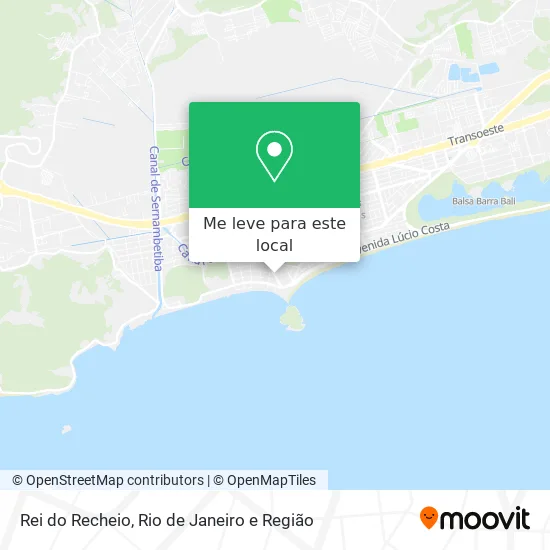 Rei do Recheio mapa