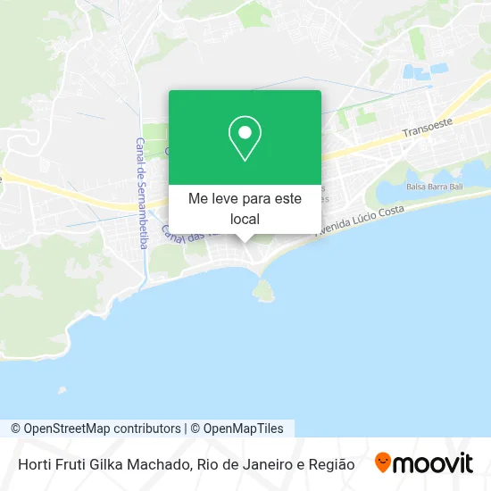 Horti Fruti Gilka Machado mapa