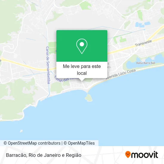 Barracão mapa