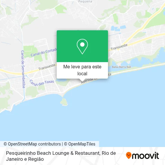 Pesqueirinho Beach Lounge & Restaurant mapa