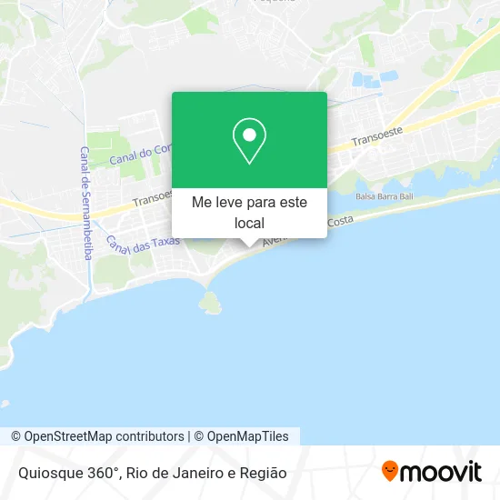 Quiosque 360° mapa