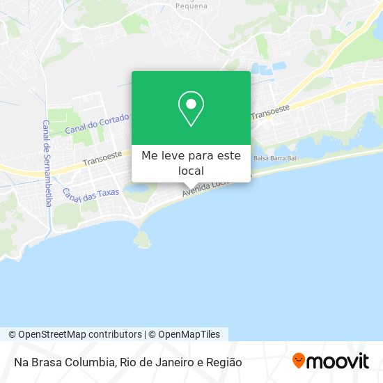 Na Brasa Columbia mapa