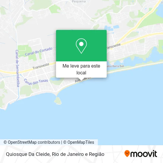 Quiosque Da Cleide mapa