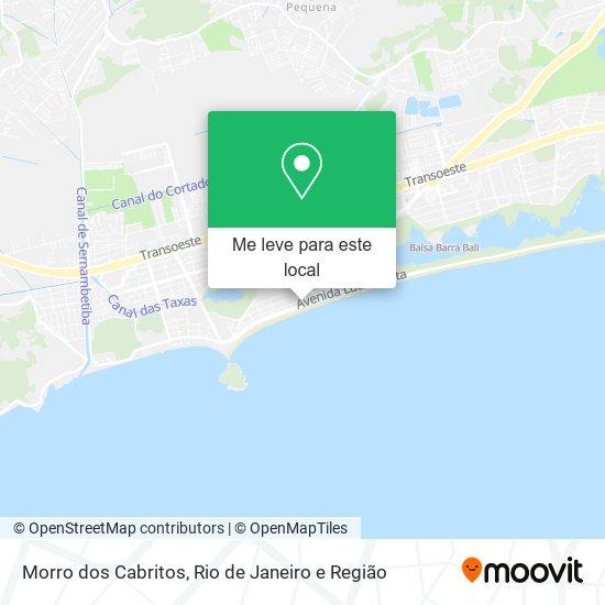Morro dos Cabritos mapa