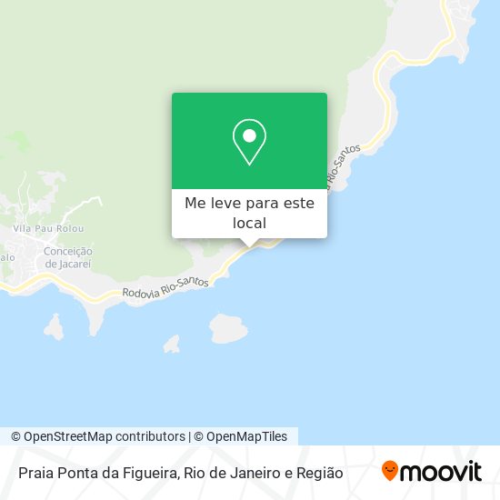 Praia Ponta da Figueira mapa