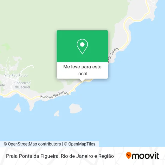 Praia Ponta da Figueira mapa