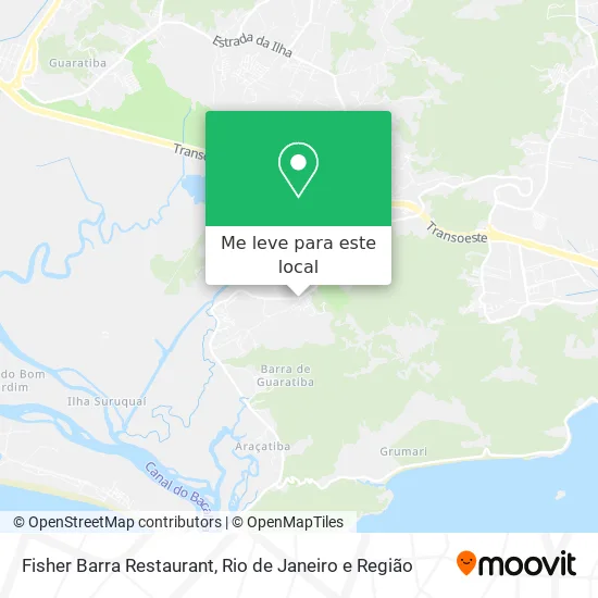 Fisher Barra Restaurant mapa