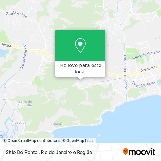 Sítio Do Pontal mapa