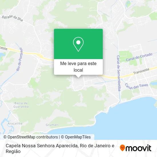 Capela Nossa Senhora Aparecida mapa