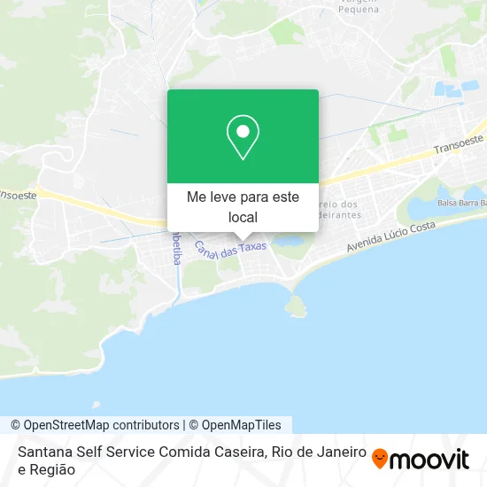 Santana Self Service Comida Caseira mapa