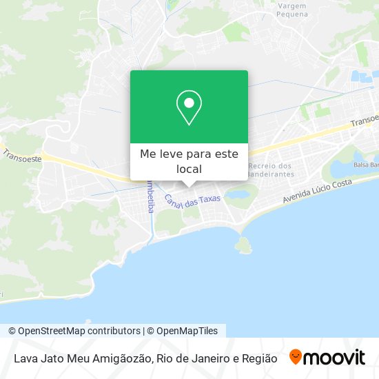 Lava Jato Meu Amigãozão mapa