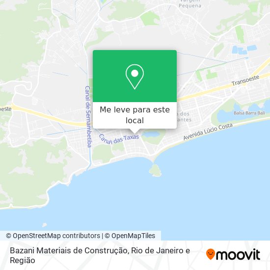 Bazani Materiais de Construção mapa