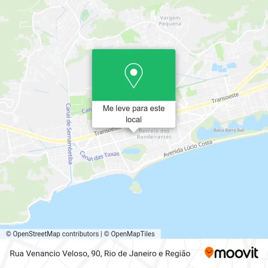 Rua Venancio Veloso, 90 mapa