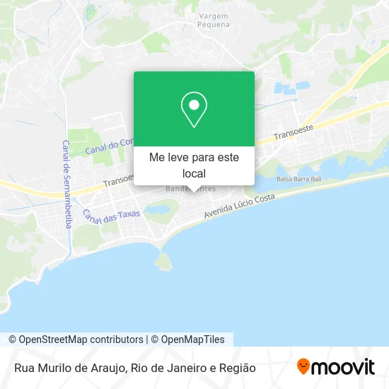 Rua Murilo de Araujo mapa