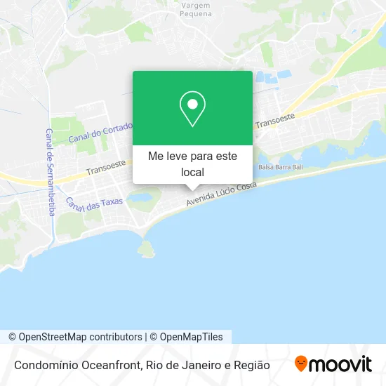 Condomínio Oceanfront mapa