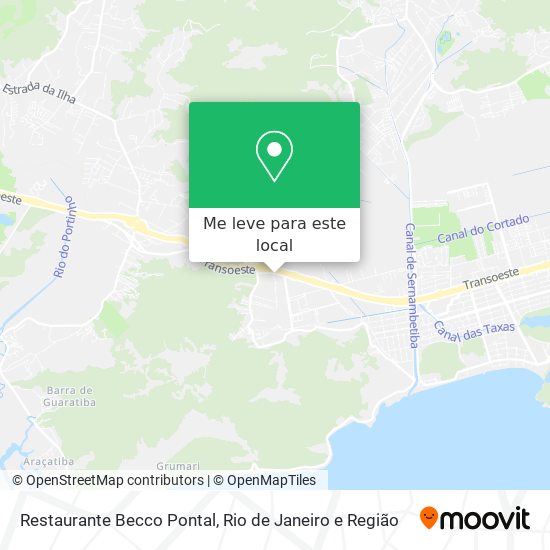 Restaurante Becco Pontal mapa