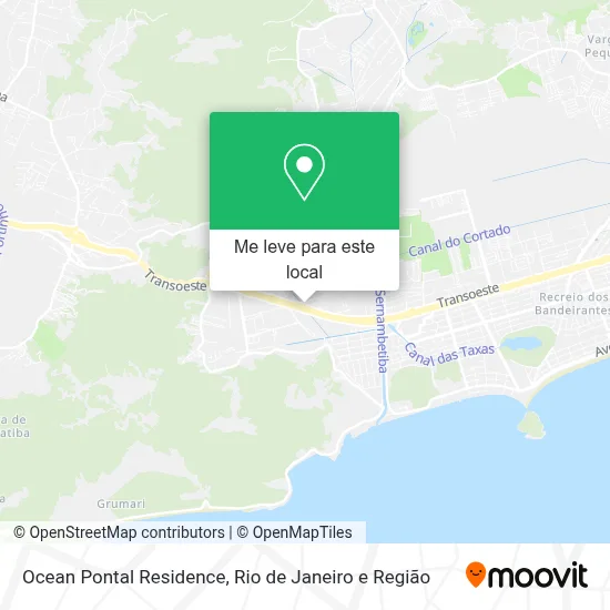 Ocean Pontal Residence mapa