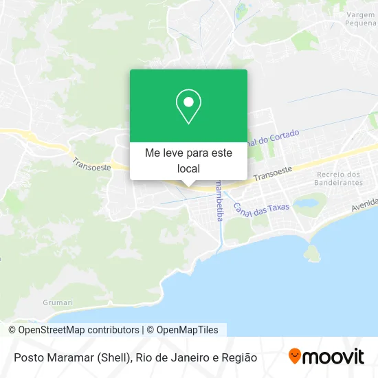Posto Maramar (Shell) mapa