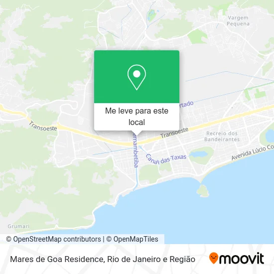 Mares de Goa Residence mapa