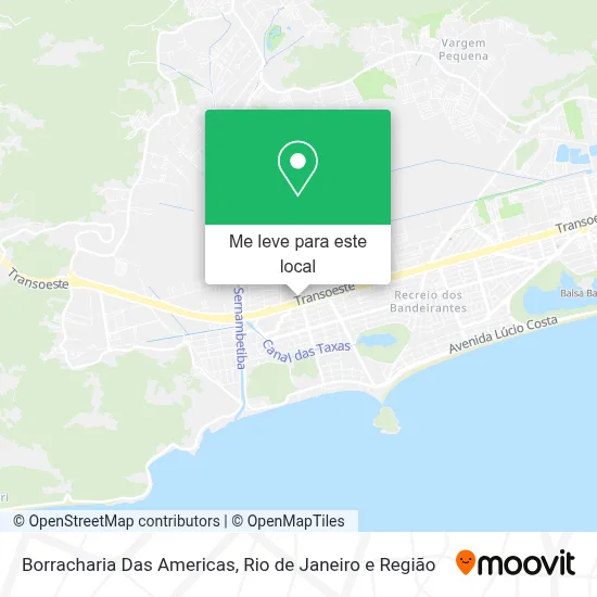 Borracharia Das Americas mapa