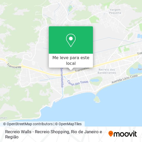 Recreio Walls - Recreio Shopping mapa