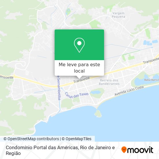 Condomínio Portal das Américas mapa