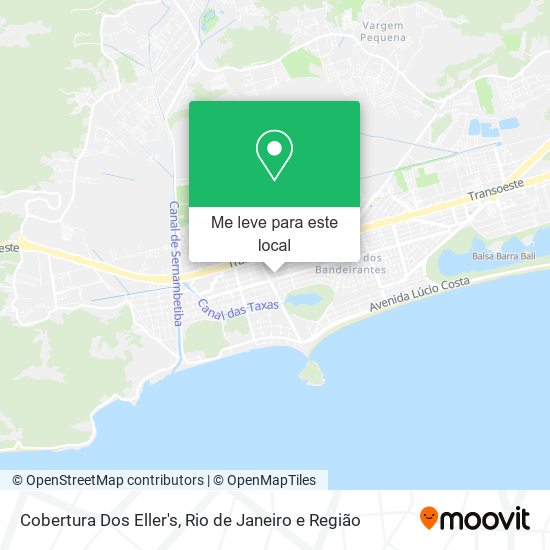 Cobertura Dos Eller's mapa