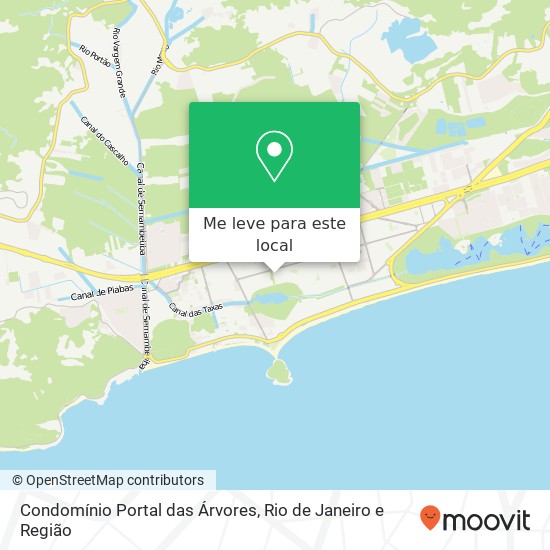 Condomínio Portal das Árvores mapa