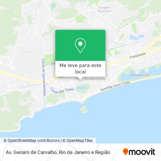 Av. Genaro de Carvalho mapa