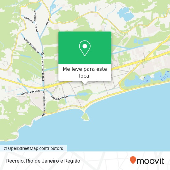 Recreio mapa