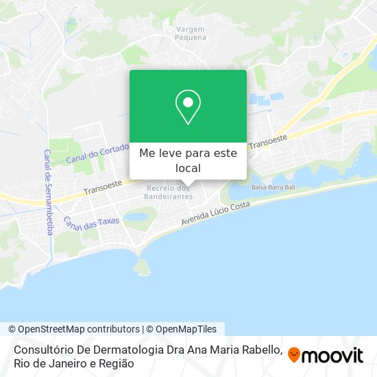 Consultório De Dermatologia  Dra Ana Maria Rabello mapa