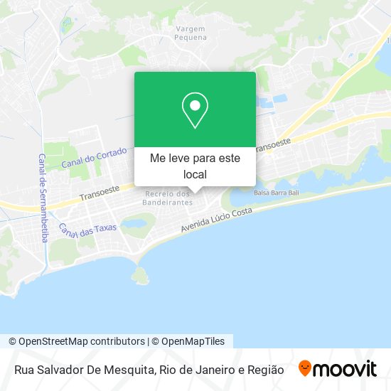 Rua Salvador De Mesquita mapa