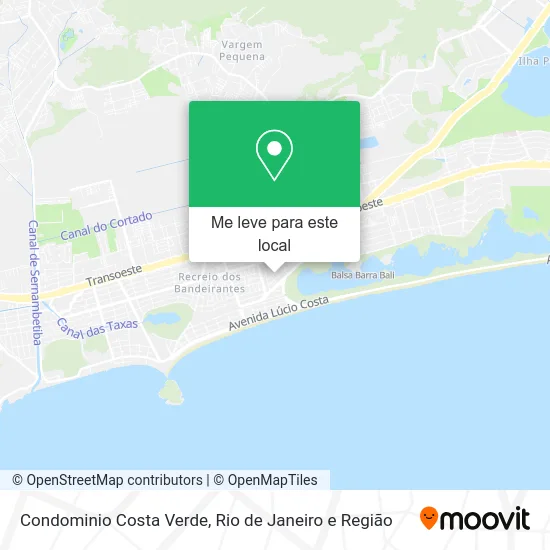 Condominio Costa Verde mapa