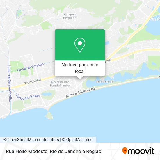 Rua Helio Modesto mapa