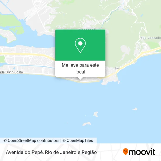 Avenida do Pepê mapa