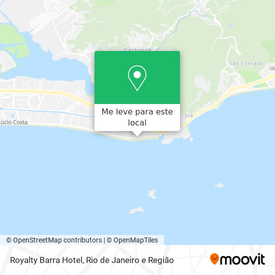 Royalty Barra Hotel mapa
